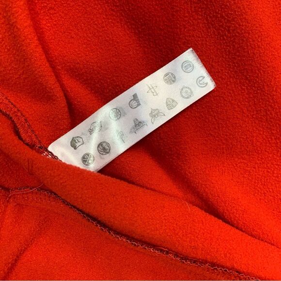 NBA Official Chicago Bulls Full Zip Warm Up Track Jacket Fleece Lined Size L - Picture 8 of 9